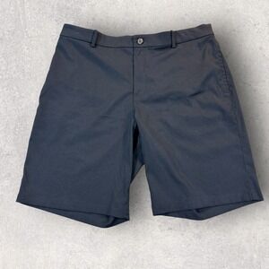 Nike Chino Shorts Men's Large‎ Black Golf Tour Dri-Fit Performance Flat Front